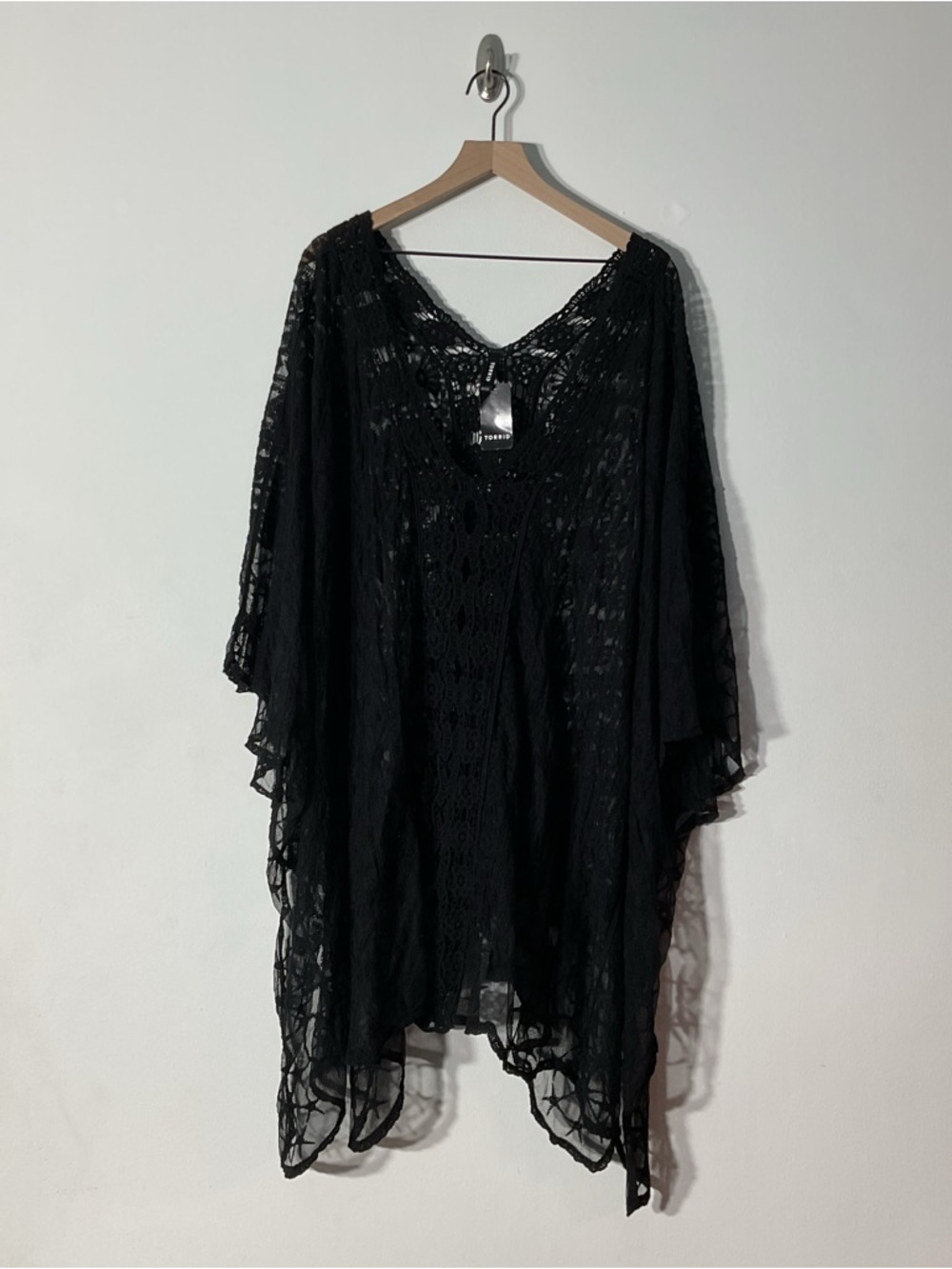 Torrid Scalloped Lace Poncho